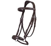 Combined riding bridle and noseband QHP Allemande