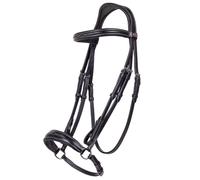 Combined riding bridle and noseband QHP Allemande