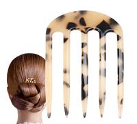 Combined side: decorative clips for the classic French comb | Small Side Comb Style Accessories for Women Twist Twist Bun + Beautiful Ornament for the