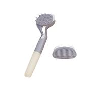 Combined Sprinkle Grooming Brush for Canines Profound Purifies Coat While Smoothing Confusions with Double Executives Against Fixed for Canines