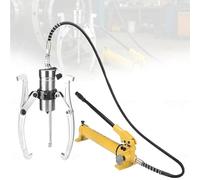 Combo Bearing Gear Puller Set, 2 Jaw 3 Jaw Split Hydraulic Puller with Manual Pump, Bearing Separator & Blind Hole Puller, 30T Capacity for Gear, Hub Removal