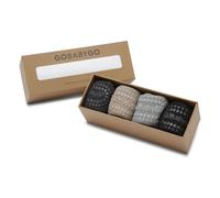 Combo Box 4 Organic Cotton Socks Grey 17/19