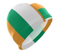 Combo Ireland Flag Women Swim for Unisex Adults Short Hair Waterproof for Swimming Hair Protection and Drag Reduction gorros para Nadar en Piscina Mujer