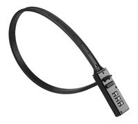 Combo Multi-use Security, 3 Digit Code 56cm Combo Bike Motorbike Helmet Lock Ultra-Lightweight Multi-Functional Zip-Tie Style Cable Lock Recodable Combination for Securing Helmet Skis Pram and Luggage