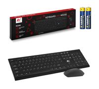 COMBO NanoRS wireless keyboard + mouse RS580 + 2x AAA alkaline battery Varta