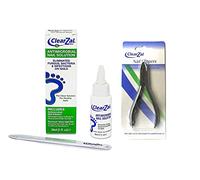 Combo Pack - ClearZal Fungal Nail Treatment | Antimicrobial Nail Solution 30ml | ClearZal Barrel Nail Clippers- Heavy Duty Professional Clippers for Thick Tough Nails