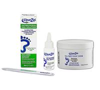 Combo Pack -ClearZal Fungal Nail Treatment | Antimicrobial Nail Solution 30ml | ClearZal Silk Tea Tree Foot Soak 215g | Foot Care | Kills Fungus, Bacteria and Viruses