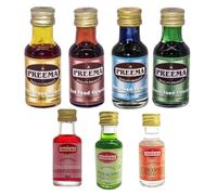 Combo Pack of 4X28ml Food Colour And Food Flavour 3X28ml - Red, Blue, Green, Yellow + Strawberry, Coconut , Pistachio