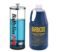 Combo set offer- Big barber jar and Barbicide (Germicide) 1.89L