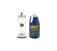 Combo set offer- Big S.F barber jar and Barbicide (Germicide) 1.89L