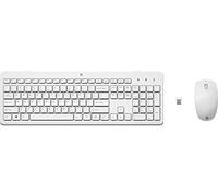 COMBO TECLADO RATON HP 230 INALAMBRICO BLANCO