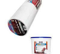 Erfurt Combo: Wallrock KV600 Thermal Liner and 10kg Polyurethane Adhesive (White, Paste, Medium to High Viscosity, Insulation Material, Adhesive, 1938784031, 2 Counts)