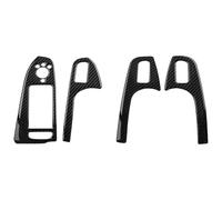 Combo Window Switch for A4 B8 2009-2016 Car Interior Windows Control Panel Switch Buttons Trim Frame Sticker Auto Interior Sticker(Left High)