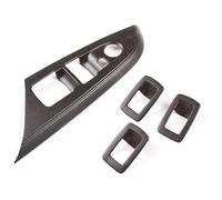 Combo window switch For B&MW X3 X4 F25 F26 2011-2017 ABS Car Window Glass Lifting Switch Buttons Frame Decoration Cover Trim Auto Interior Sticker(Oak grain)