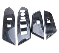 Combo window switch For CRV For CR-V 2017-2021 Carbon Car Door Window Lift Switch Button Panel Cover Trim Interior Auto Interior Sticker