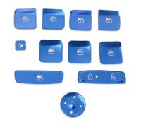 Combo window switch For Hyundai For Tucson NX4 2021-2024 Car Door Armrest Window Lift Switch Button Cover Trim Interior Auto Interior Sticker(Steel Blue)