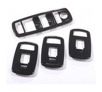 Combo window switch For Levante 2016-2021 Car Glass Lift Button Frame Window Switch Panel Trim 4Pcs(Carbon fiber)