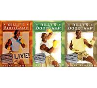 Combo Workout Billy Blanks Triple - Billy's Cardio Bootcamp LIVE!, Ultimate Bootcamp and AB Bootcamp 3-DVD Bundle