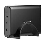 Combrite 3.5 Inch USB-C External Hard Drive Enclosure USB Type C 3.0 for 3.5" SATA III HDD, Compatible With Windows, Mac OS, For PC, Laptop, PS4, XBox with a Portable Stand 12V 2A UK Power Adapter