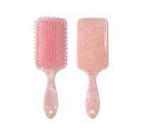 Combs for Men Marble Pattern Hair Brush Comb Air Cushion Comb Scalp Massage Combing Salon Styling Tool Dandruff Comb(C)