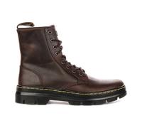Dr Martens Combs Leather 8 Eye Rugged Tract Mens Boots Dark Brown UK 7 - 12