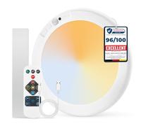 Combuh Battery Powered Operated Shed LED Ceiling Light with Motion Sensor Indoor, 85 Days Battery Life 4000mah USB Rechargeable Bright Lamp Wireless Remote Control for Bathroom Garage Porch 1 Pack