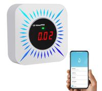 Combustible Gas Leak Detector,Portable Carbon Monoxide Gases Leakage Tester,Multi-Functional Gas Concentration Tester,Household Air Quality Tester,APP Remote Alarm,with Sound and Light Alarm Function