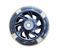 Comcapy 1PC 80mm 120mm Scooter Wheel LED Flash Light Up Scooter Wheel For Mini Micro Scooter Bearings With 5 Colors (Color : Black-120mm)