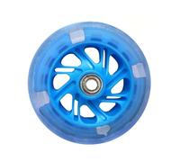 Comcapy 1PC 80mm 120mm Scooter Wheel LED Flash Light Up Scooter Wheel For Mini Micro Scooter Bearings With 5 Colors (Color : Blue-120mm)