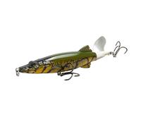Comcapy 1pc Whopper Plopper Fishing Lure Baits Stickbait Topwater Pencil For Pike Bass Artificial Bait Hard Lures Goods Fish Tackle (Color : A)