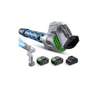 Comchoi Electric Leaf Blower Cordless - 990,000 RPM High Speed with 2 Batteries & Charger, 5-Speed Adjustable, Lightweight Garden Air Blower for Lawn