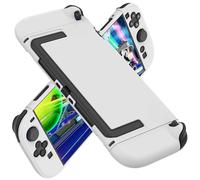 COMCOOL Dockable Case for Nintendo Switch 2 2025 - [Military Grade Drop Protection] Slim Shockproof with Anti-Fingerprint Switch 2 Protective Cover - Stone