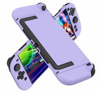 COMCOOL Dockable Case for Nintendo Switch 2 2025 - [Military Grade Drop Protection] Slim Shockproof with Anti-Fingerprint Switch 2 Protective Cover - Purple