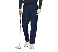 Comdecevis Men's Golf Pants Stretchy Sweatpants Work Travel Dress Tech Pants Casual Joggers Belt Loops with 5 Pockets, Dark Blue, XXL