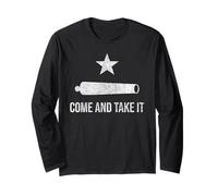Come and Take It Flag Texas Pride Gonzales Cannon Long Sleeve T-Shirt