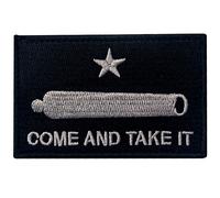Come and TAKE IT Gonzales Gun Texas Revolution Tactical Embroidered Flag Fastener Hook&Loop Patch