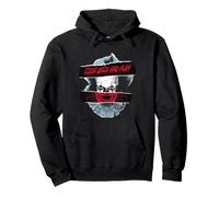 Come Back and Play Creepy Clown Design Pullover Hoodie