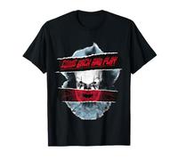 Come Back and Play Creepy Clown Design T-Shirt