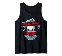 Come Back and Play Creepy Clown Design Tank Top