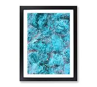 Come Back To Me In Abstract Modern Framed Wall Art Print, Ready to Hang Picture for Living Room Bedroom Home Office Décor, Black A3 (34 x 46 cm)