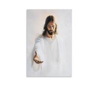 Come Follow Me Jesus Portrait Poster Decorative Painting Canvas Wall Posters And Art Picture Print Modern Family Bedroom Decor Posters 08x12inch(20x30cm)