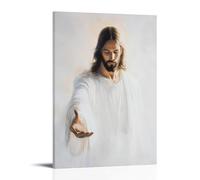 Come Follow Me Jesus Portrait Poster Decorative Painting Canvas Wall Posters And Art Picture Print Modern Family Bedroom Decor Posters 12x18inch(30x45cm)