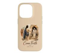Come Forth Jesus Calls Lazarus John 11 Christian Design Case for iPhone 14 Pro