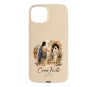 Come Forth Jesus Calls Lazarus John 11 Christian Design Case for iPhone 15 Plus