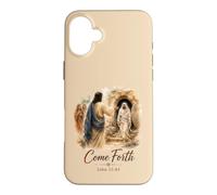 Come Forth Jesus Calls Lazarus John 11 Christian Design Case for iPhone 16 Plus