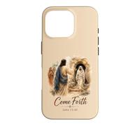 Come Forth Jesus Calls Lazarus John 11 Christian Design Case for iPhone 16 Pro