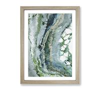 Come Go With Me Abstract Framed Print | A3 Oak Framed Wall Art | Ready to Hang | Abstract Fantasy Picture | Living Room Bedroom Lounge Office