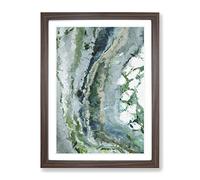 Come Go With Me Abstract Framed Print | A3 Walnut Framed Wall Art | Ready to Hang | Abstract Fantasy Picture | Living Room Bedroom Lounge Office