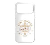 Come Lord Jesus Revelation 22:20 Christian Emblem Case for iPhone 17 Pro Max