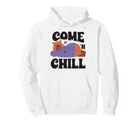 Come ’n Chill Cozy Winter Bear in Sweater Cute Hibernation Pullover Hoodie